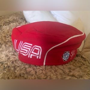 Red Beret USA Hat by Roots